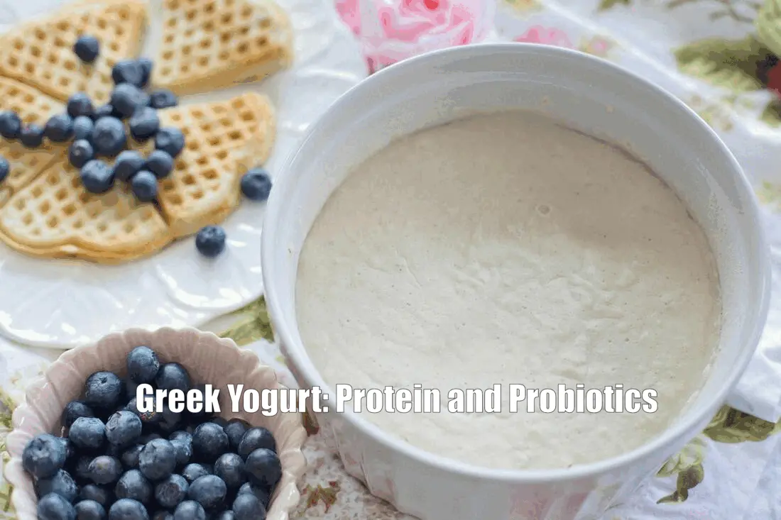 A bowl of Greek yogurt