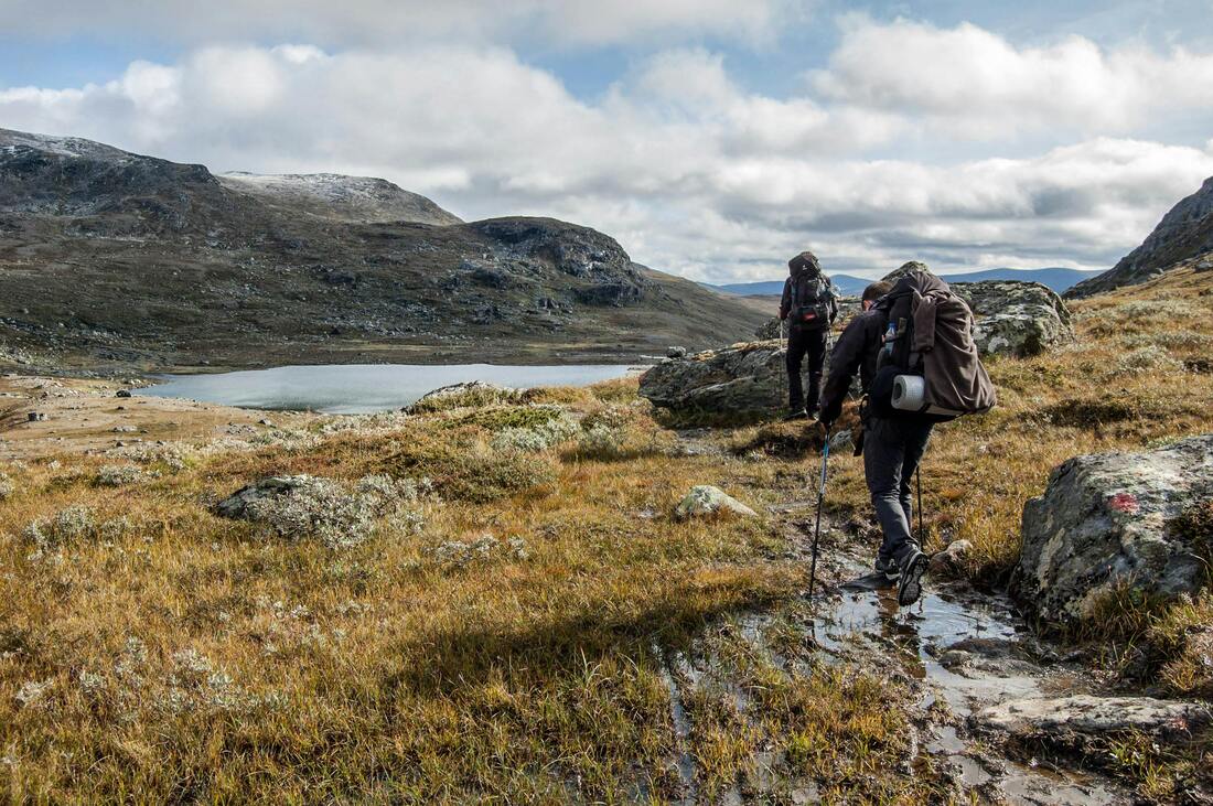 A captivating image of a beautiful mountain range or a scenic uphill trail