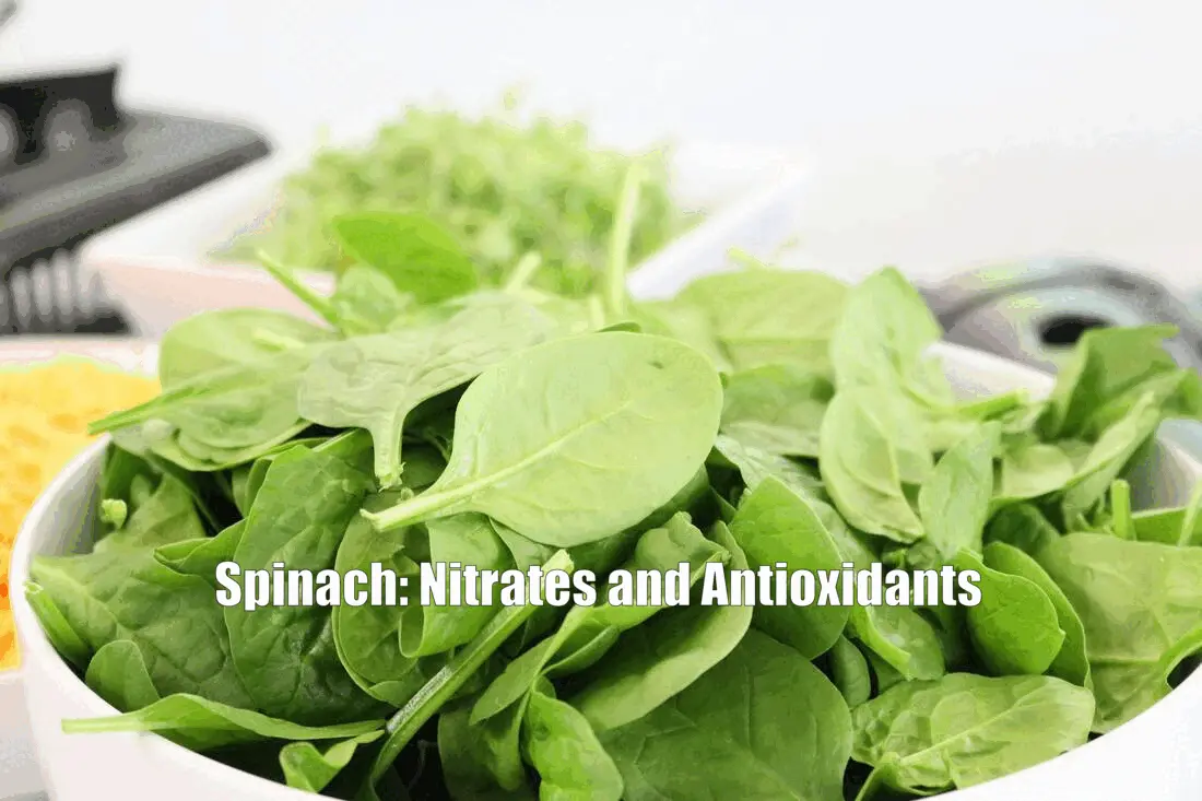 A photo of a plate of spinach