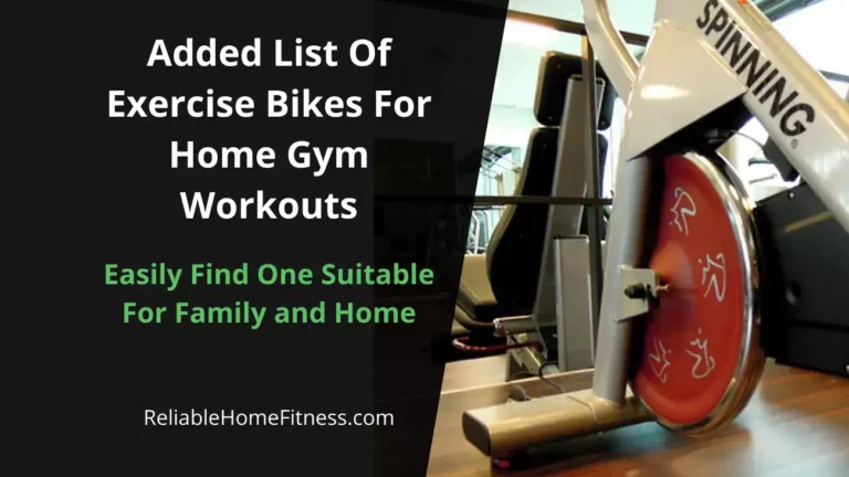 List Of Exercise Bikes For A Home Gym Workouts – Get Now