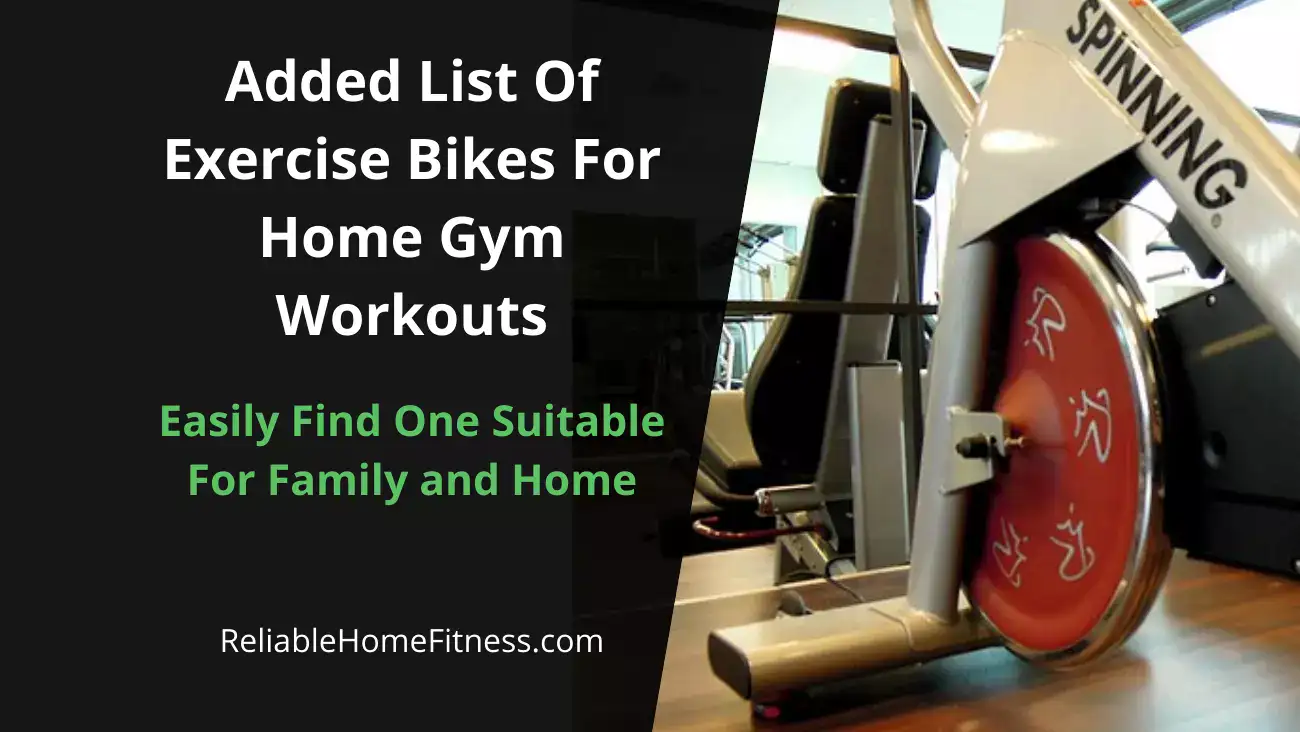 Added List Of Exercise Bikes For Home Gym Workouts Featured Image