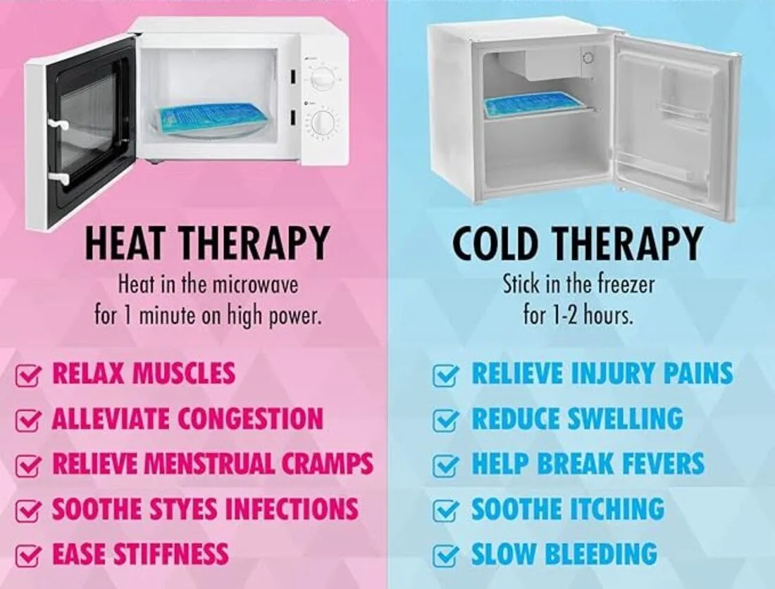 Benefits of heat and cold therapy