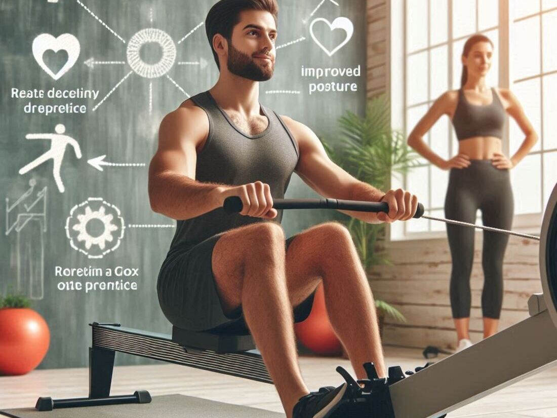 Benefits of rowing machine in improved posture