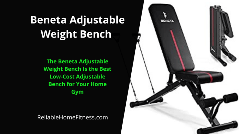 Beneta Adjustable Weight Bench (Low Cost for Home Gym)