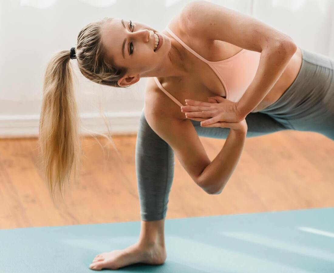 Person Doing Lizard Pose