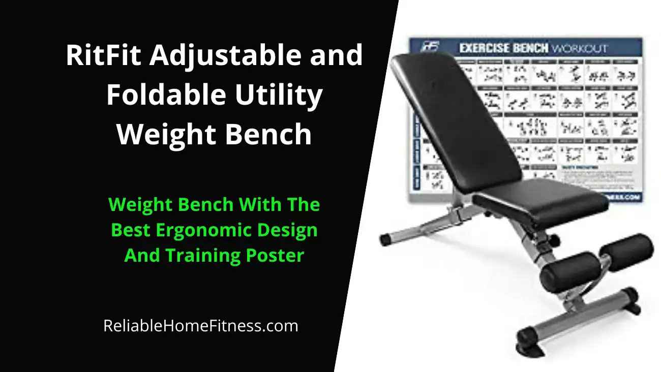 RitFit Adjustable and Foldable Utility Weight Bench
