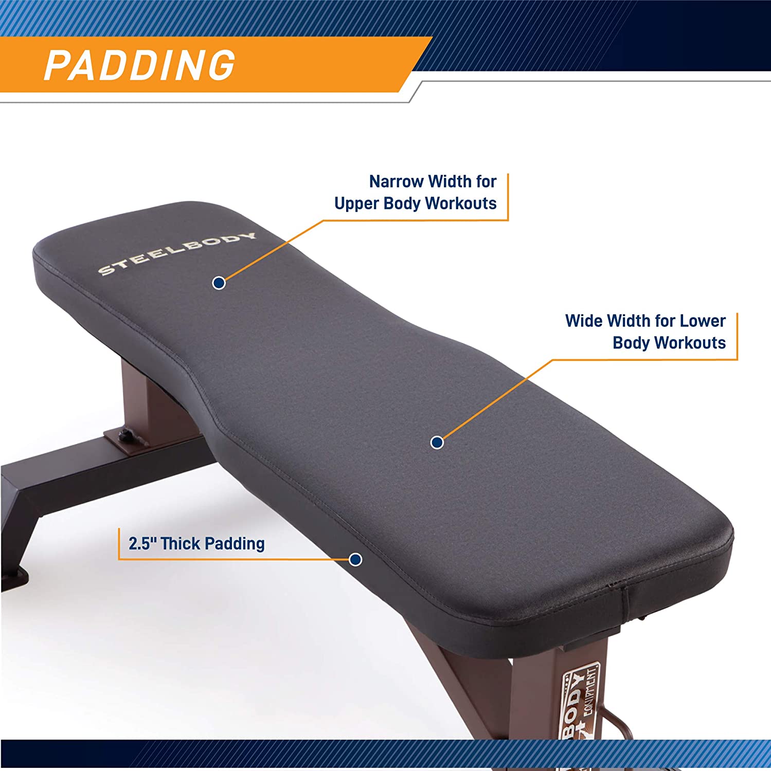 Steelbody Deluxe STB-10101 Weight Bench Cushion