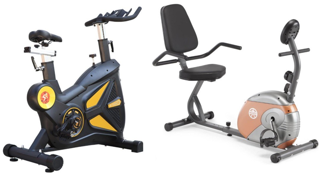 Upright and Recumbent exercise bike