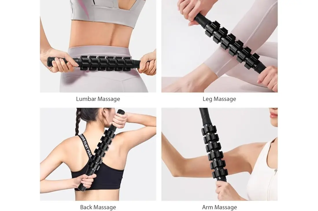 Using the roller stick for various foam rolling