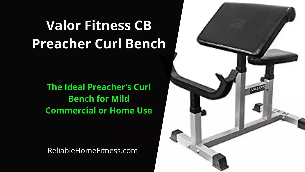 Valor Fitness CB Preacher Curl Bench-Featured Image