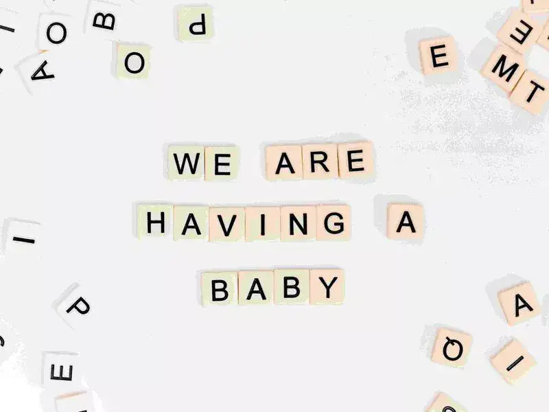 We are having a baby quote