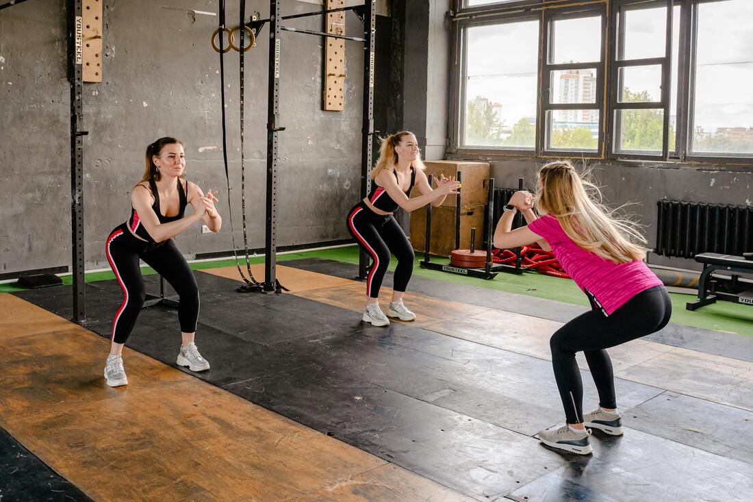 Women Doing Squats