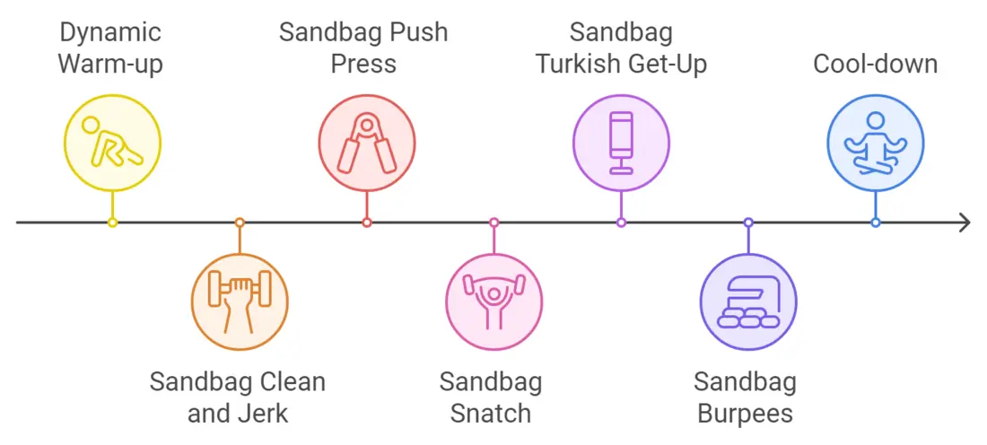 Workout Routine 3 - The Ultimate Sandbag Challenge