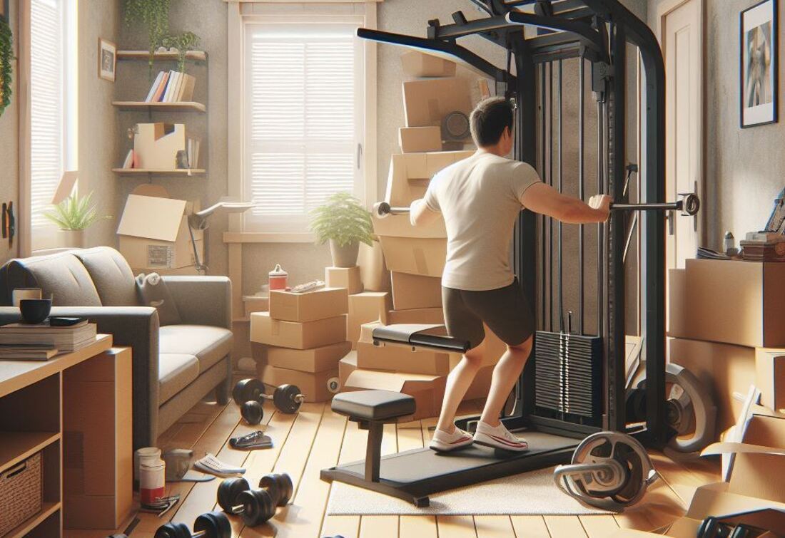 The challenges of working out in a small apartment